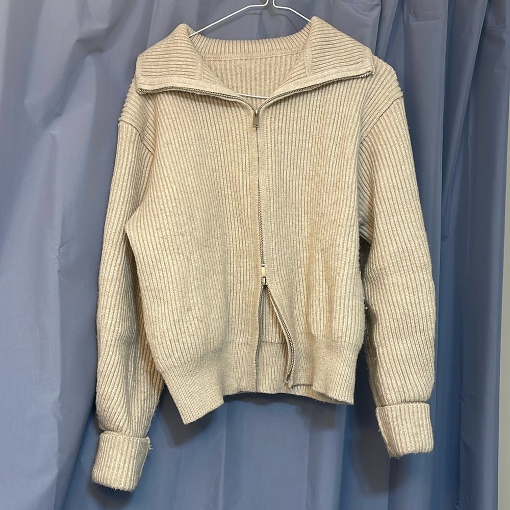 Double Zipper Sweater